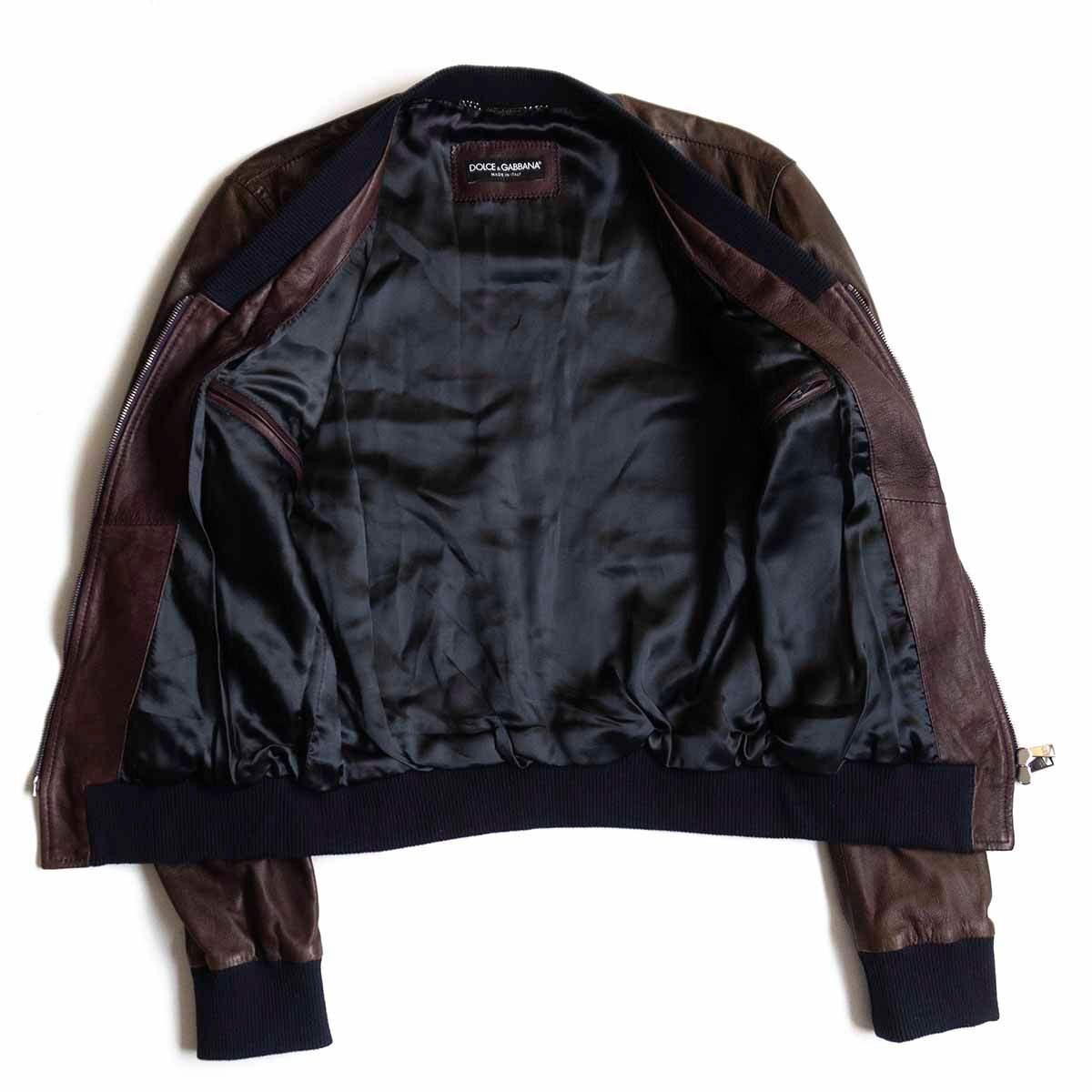 [ top class ]DOLCE&GABBANA [ sheepskin leather jacket ]48 Dolce & Gabbana D&G 2403558