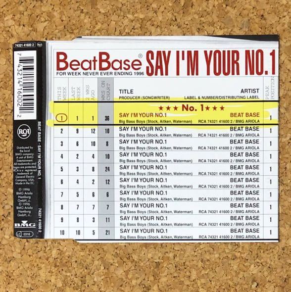 【r&b】Beat Base / Say I'm Your No. 1［CDs］《10f024 9595》_画像1