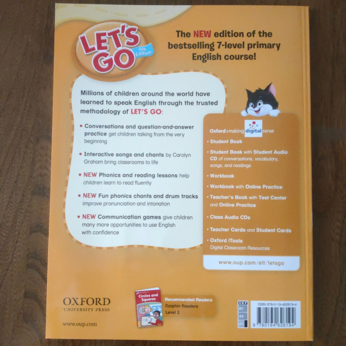 【未使用】LET'S GO Student Book 1,2 CD付き