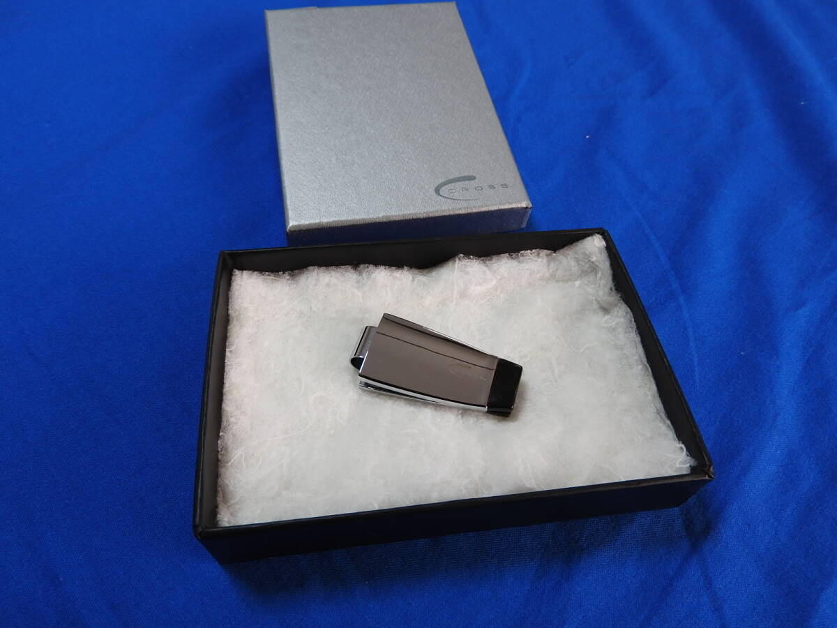 *[ unused ]CROSS Cross money clip case & instructions attaching (AC101 silver 11-AU-8) *