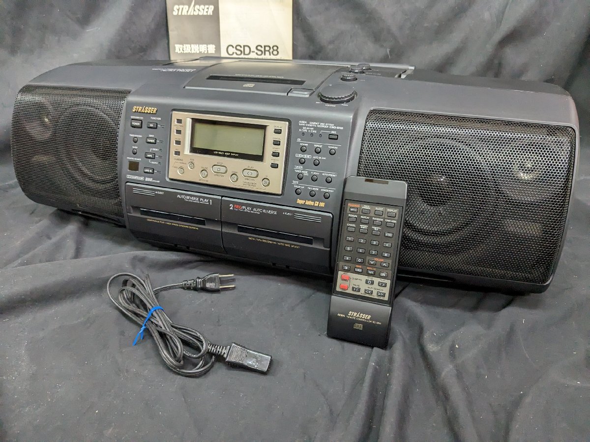 Yahoo!オークション - 美品 通電OK バブルラジカセ AIWA CSD-SR8 Yahoo!オークション - 美品 通電OK バブルラジカセ AIWA CSD-SR8