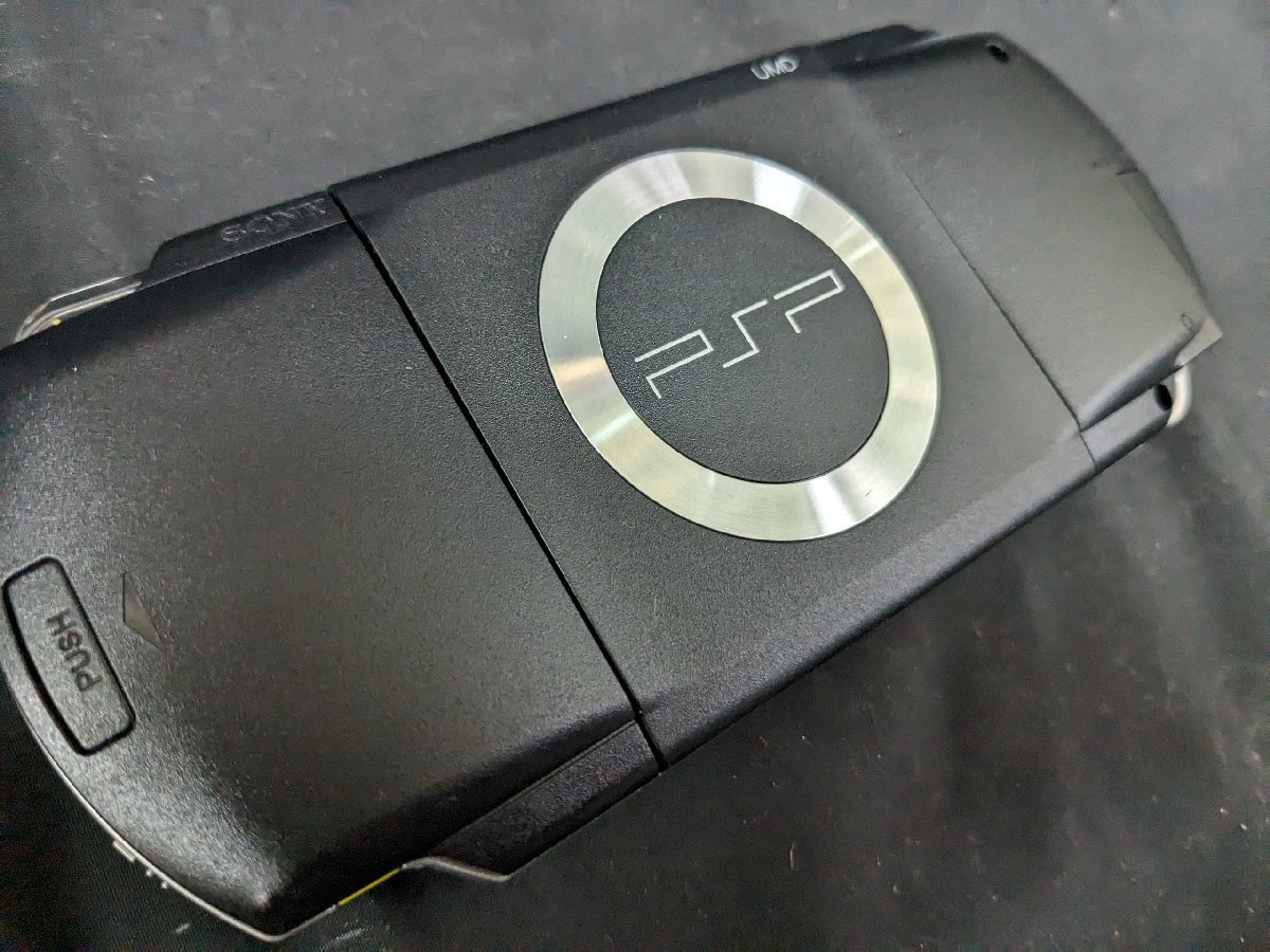 通電OK！美品！ PSP プレイステーション・ポータブル PSP-1000 ２台セット ソフトおまけ みんゴル ルミネスの画像5