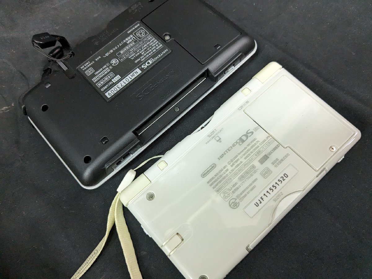 通電OK！外観良好！初代 任天堂 Nintendo DS NTR-001 & DS Lite USG-001 訳あり特価 3DSソフトおまけの画像3