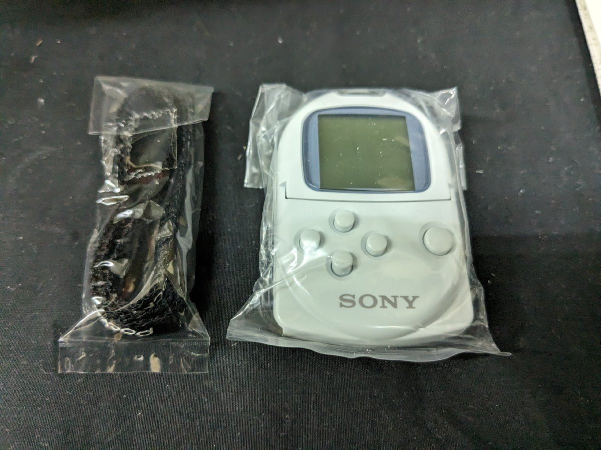 未使用 現状 SONY Pocket Station ポケットステーション SCPH-4000 ホワイト ストラップ付き ポケステ プレステの画像2