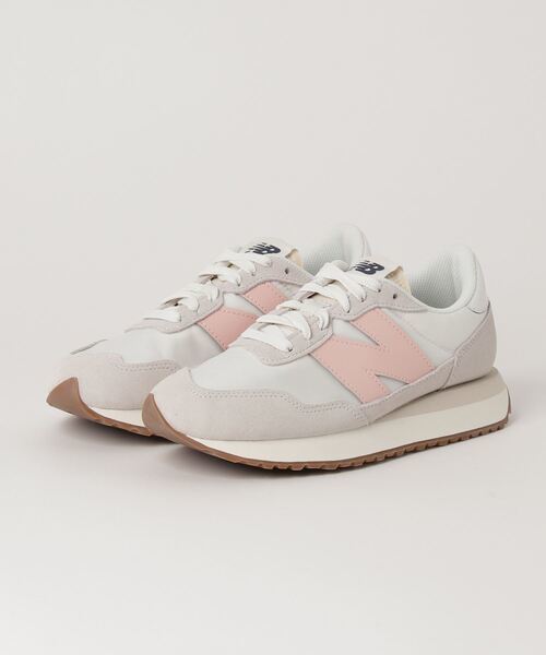 「New Balance」 ローカットスニーカー 23.5cm ピンク MEN_画像1