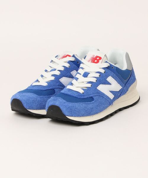 「New Balance」 ローカットスニーカー 23.0cm ブルー MEN_画像1