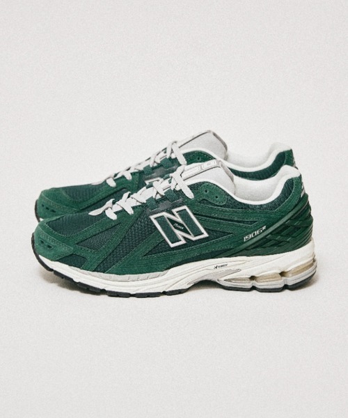 「New Balance」 ローカットスニーカー 27.5cm グリーン MEN_画像1