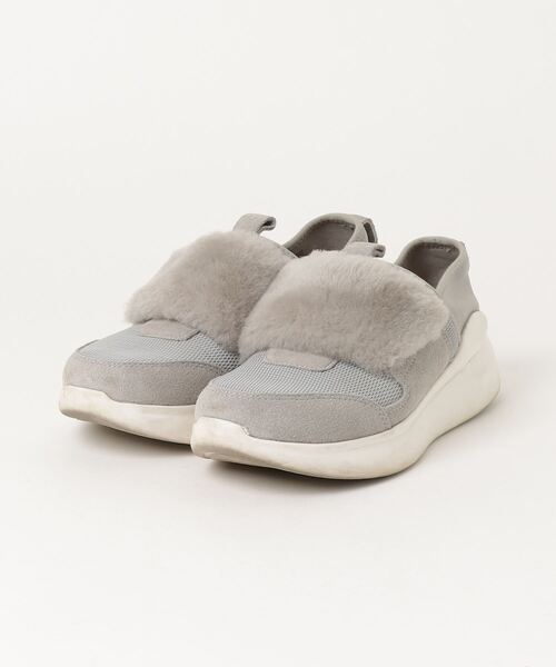 「UGG」 スリッポン 22.5cm グレー WOMEN_画像1