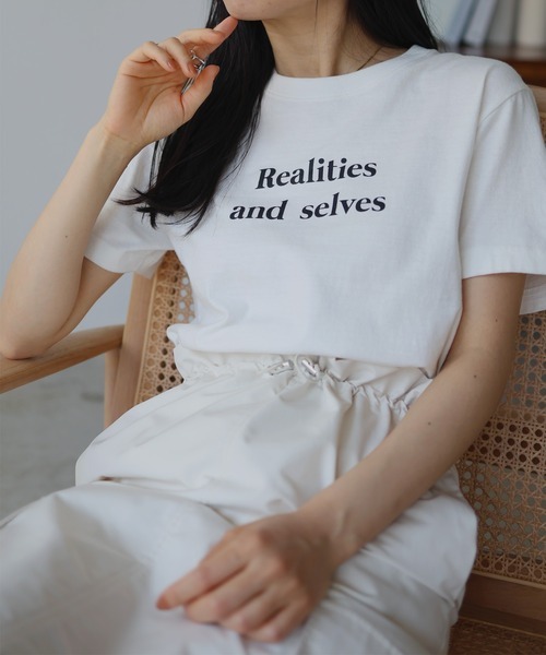 レディース 「LIAN」 半袖Tシャツ FREE オフホワイト_画像1