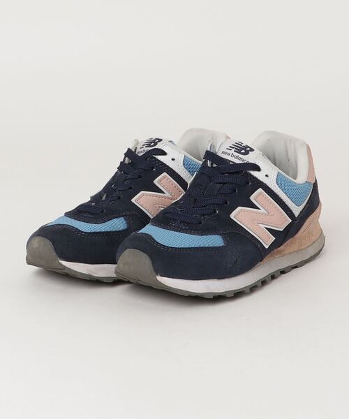 レディース 「New Balance」 ローカットスニーカー 23cm ネイビー_画像1