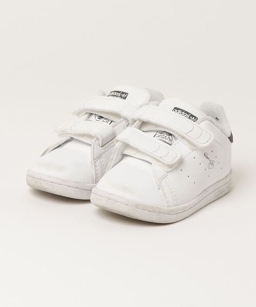 キッズ 「adidas」 「KIDS」ローカットスニーカー 12cm ホワイト_画像1