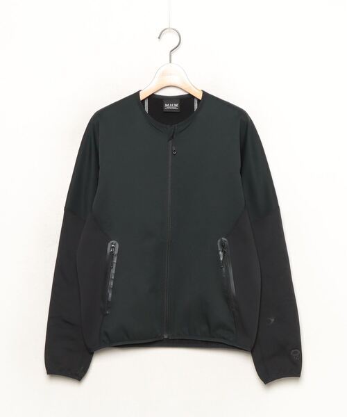 メンズ 「N.HOOLYWOOD」 ジップアップブルゾン「MOUNTAIN HARD WEARコラボ」 36 ブラック_画像1