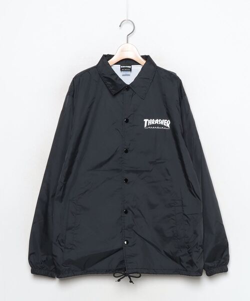 メンズ 「THRASHER」 コーチジャケット X-LARGE ブラック系その他_画像1