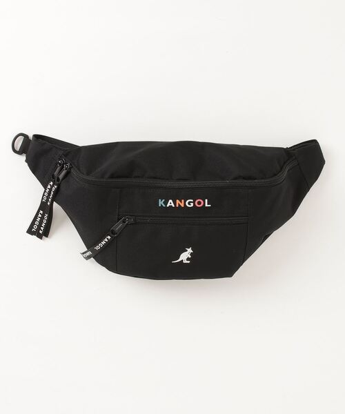 メンズ 「KANGOL」 ウエストバッグ FREE ブラック_画像1