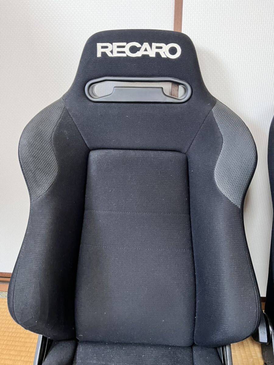 RECARO レカロ ブラック セミバケットシート 運転席 助手席 黒 _画像3