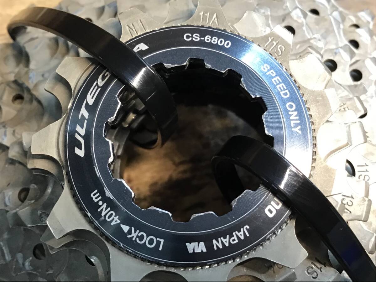 GU587 シマノ SHIMANO アルテグラ ULTEGRA CS-6800 11-28T スプロケット ※歯の消耗あり_画像7