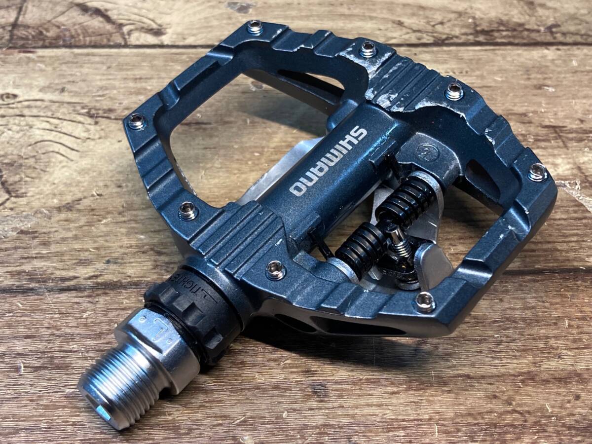 HQ932 シマノ SHIMANO PD-EH500 ビンディングペダル SPD 片面フラット ※傷_画像5