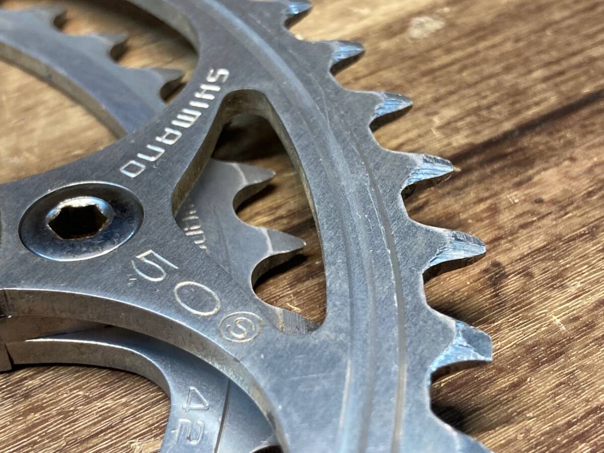 HG258 シマノ SHIMANO デュラエース DURA-ACE クランクセット 170mm 50-42T_画像2