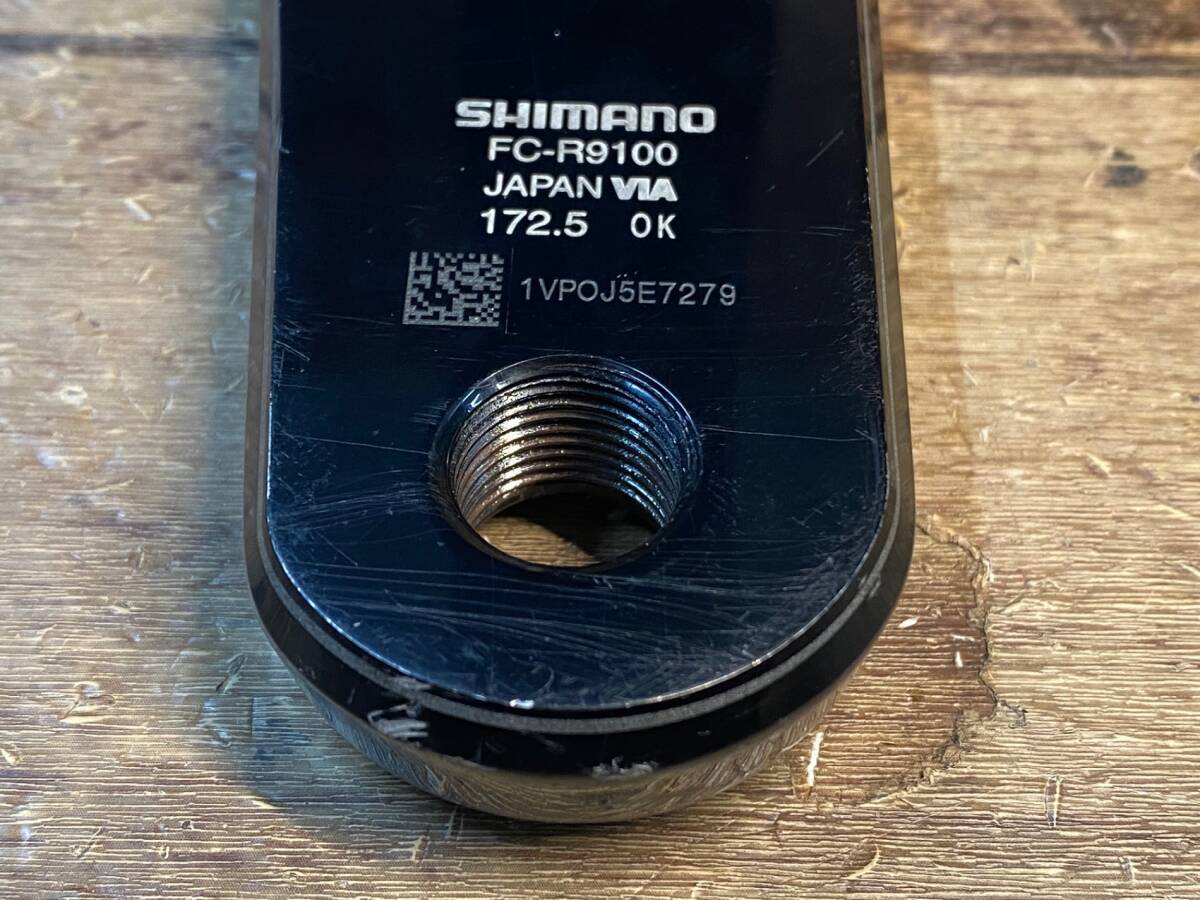 HA811 シマノ SHIMANO DURA-ACE FC-R9100 SGX-CA500 モニター付き パイオニア 両側計測 172.5mm 11S 52-39T ※スレ有り、動作確認済み_画像3