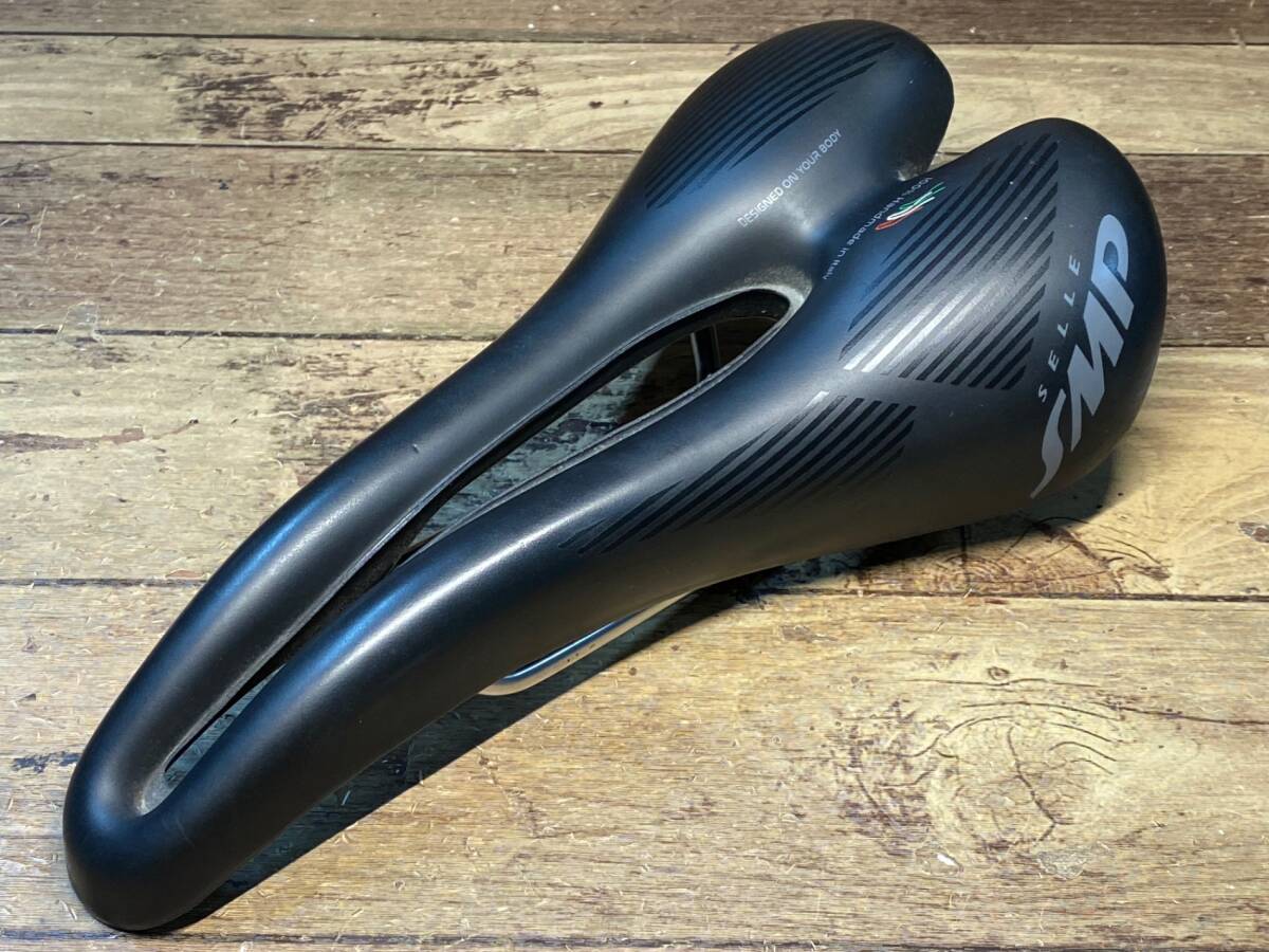 HS230 SELLE SMP HYBRID AISI304 ステンレスレール サドル 黒 143mm_画像2