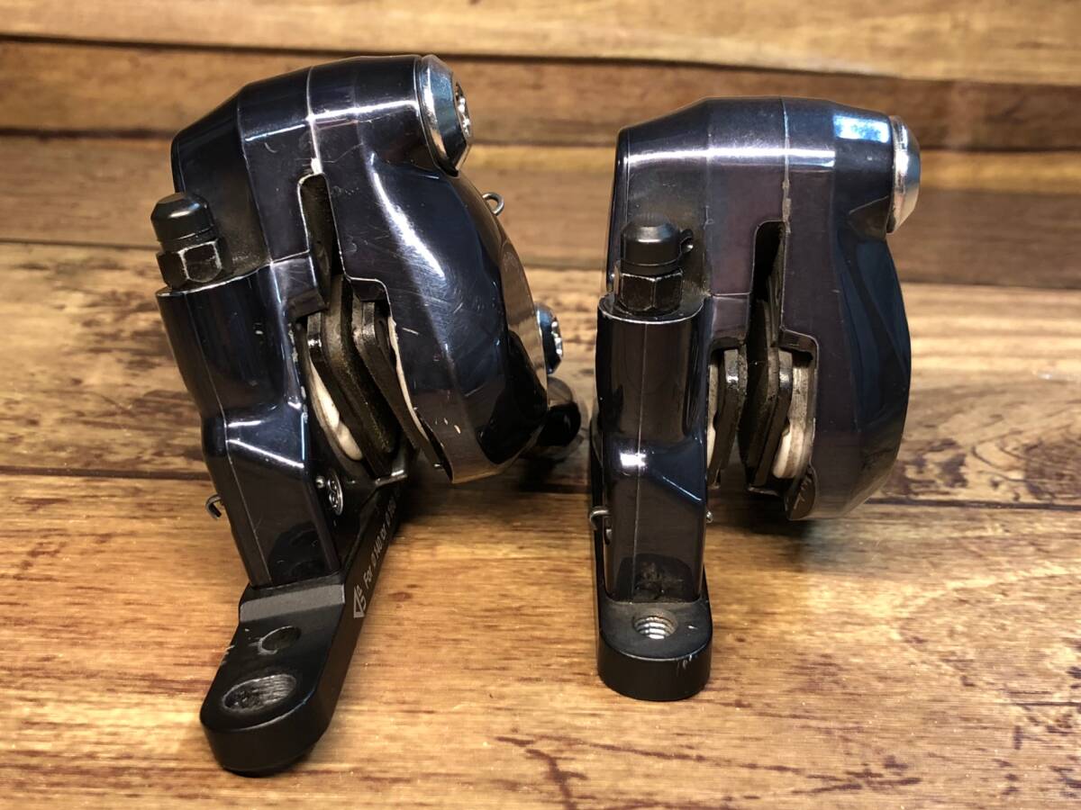 HR869 シマノ SHIMANO アルテグラ ULTEGRA BR-8070 ディスクブレーキキャリパー 前後セット ※パッド摩耗、傷の画像3