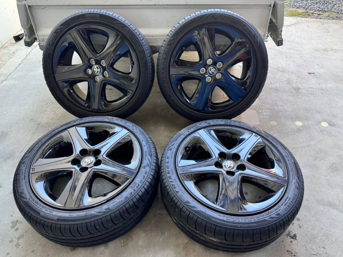 プリウス50後期純正 17インチ ツーリングホイール 215/45r17の画像1