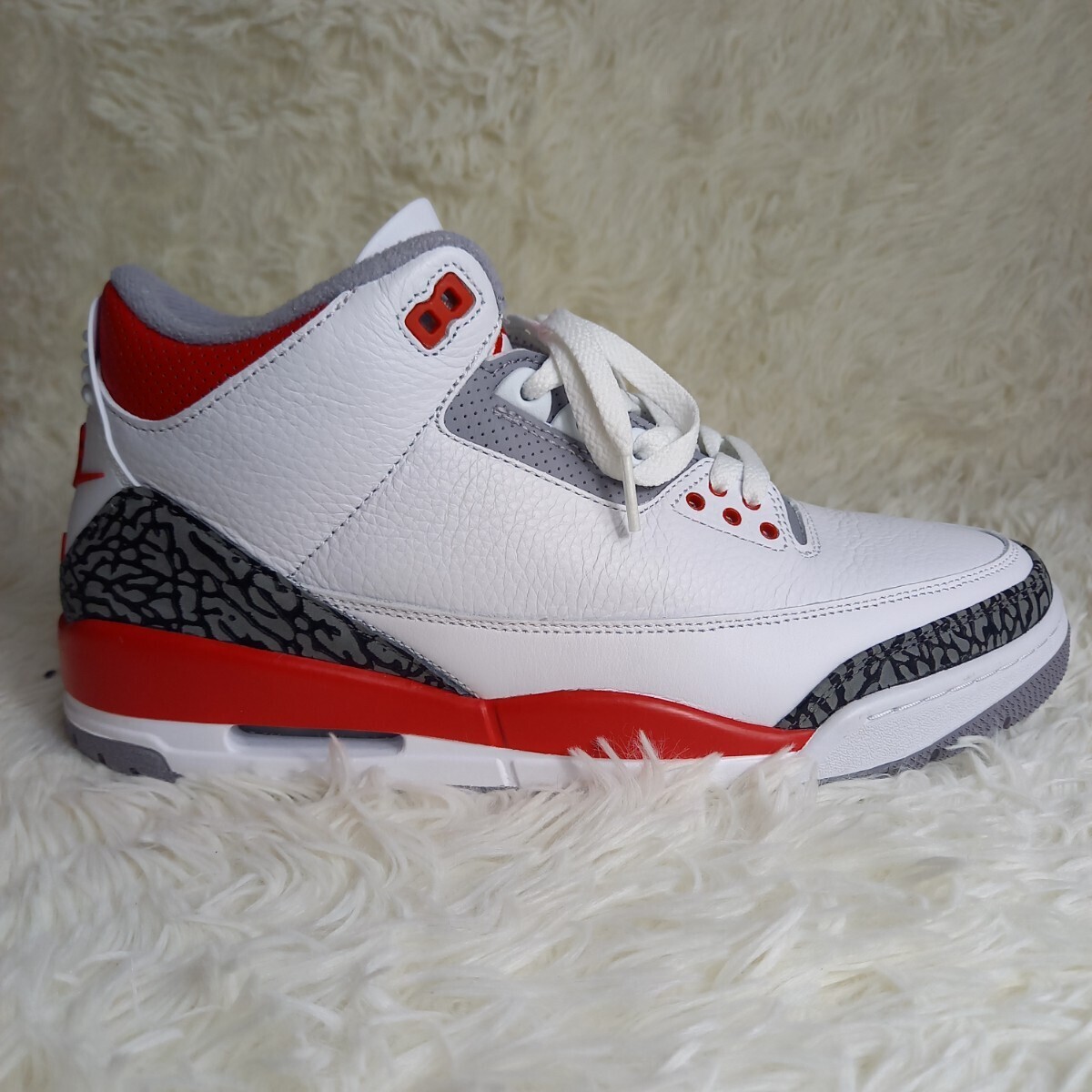 1 jpy ~[ unused class #29cm] Nike NIKE air Jordan 3 AIR JORDAN 3 retro fire red sneakers 2022 model eminem black tag 