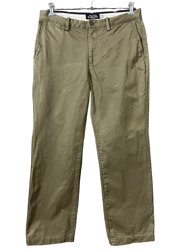  free shipping G② W36 big size HARVARD BOSTON Haba do Boston 2812004 cotton Work chino pants chinos beige 