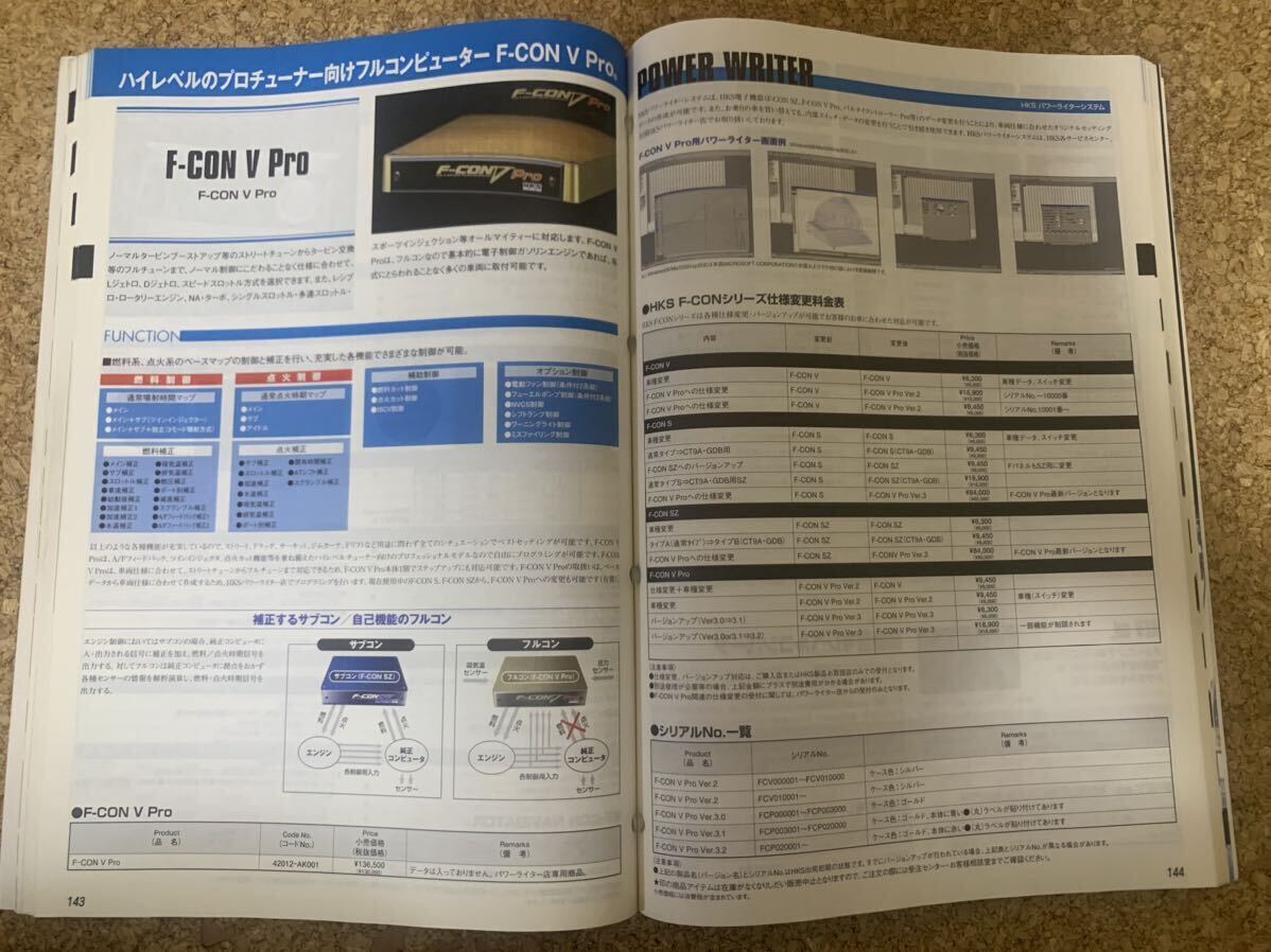 HKS グッズマスター パーツ総合カタログ 2004～2005年版 非売品 ショップ向けパーツカタログ 超希少！一般入手不可 RB26.SR.2JZ.13B.4G63_画像7