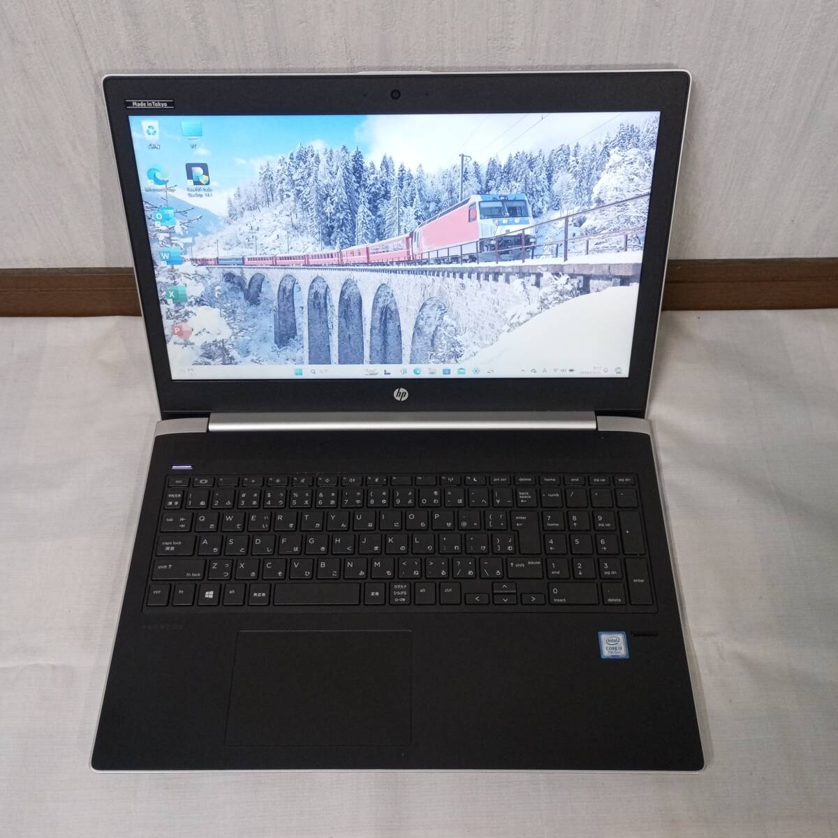 HP Probook 450 G5 i3 7020U 【第７世代】 メモリ8GB SSD128GB+HDD500GB Office2021搭載