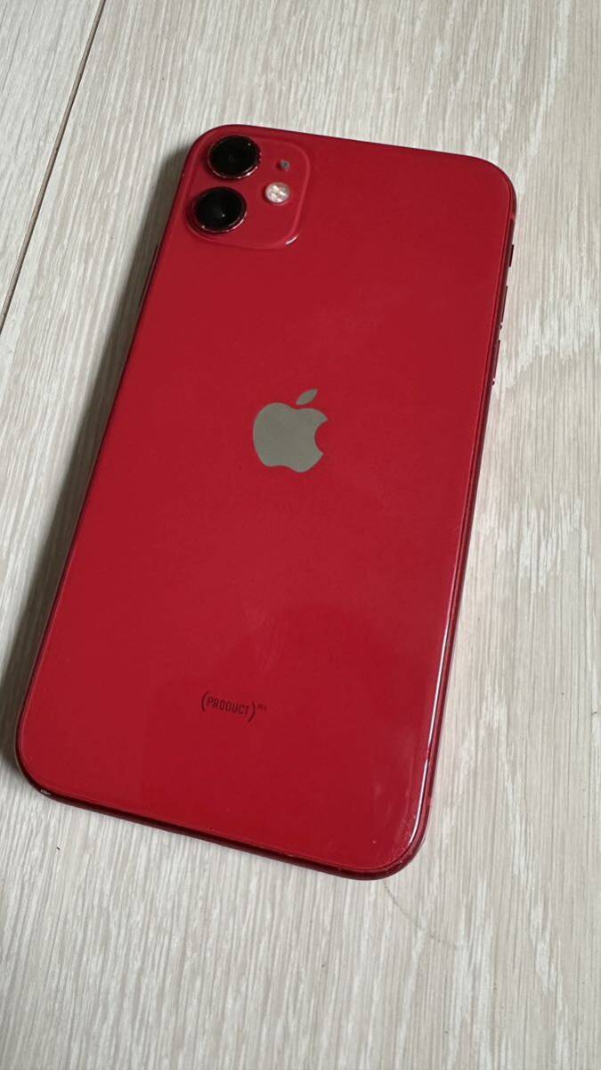 【売り切り】iPhone 11 64GB 中古 product RED Apple SIMフリー プロダクトレッド 残債なし シムフリーの画像7