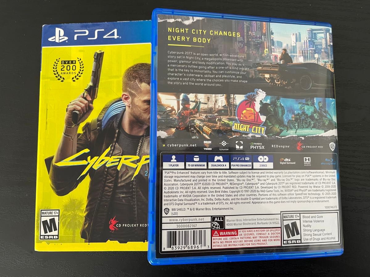 北米版規制無し【PS4】サイバーパンク2077 Cyberpunk2077 インザボックス