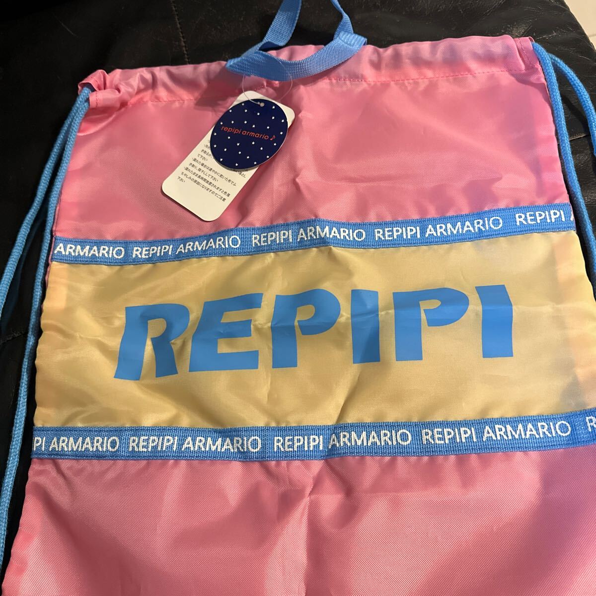 repipi armario 巾着 プールバッグ 体操着袋 ナップザック 新品タグ付き 送料無料_画像2