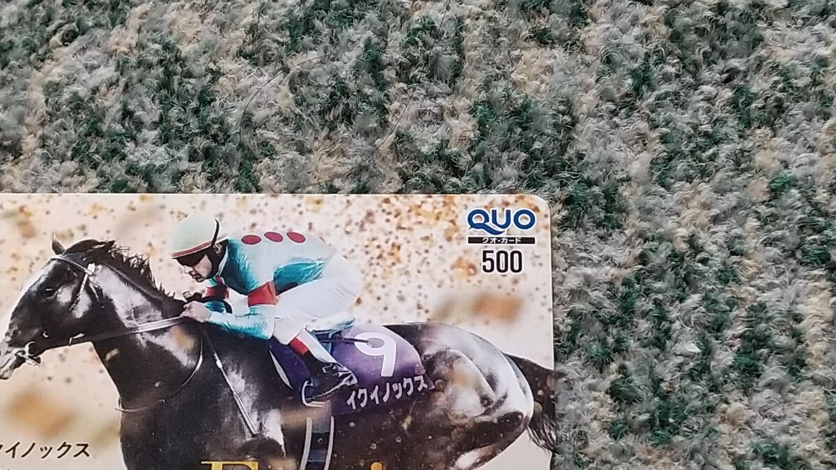 競馬 イクイノックス Ｅｑｕｉｎｏｘ 2022年 有馬記念 優勝馬 ＱＵＯカード クオカード ５００ 【送料無料】の画像6