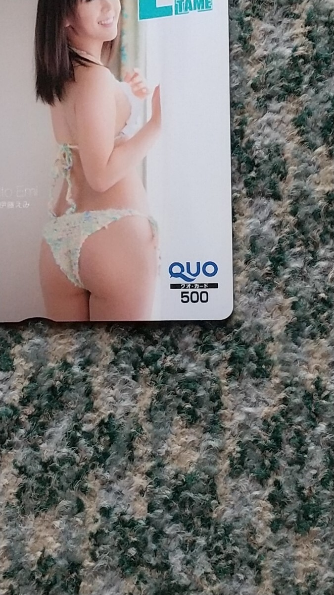 . глициния ..Ito Emi ENTAMEentameQUO карта QUO card 500 [ бесплатная доставка ]