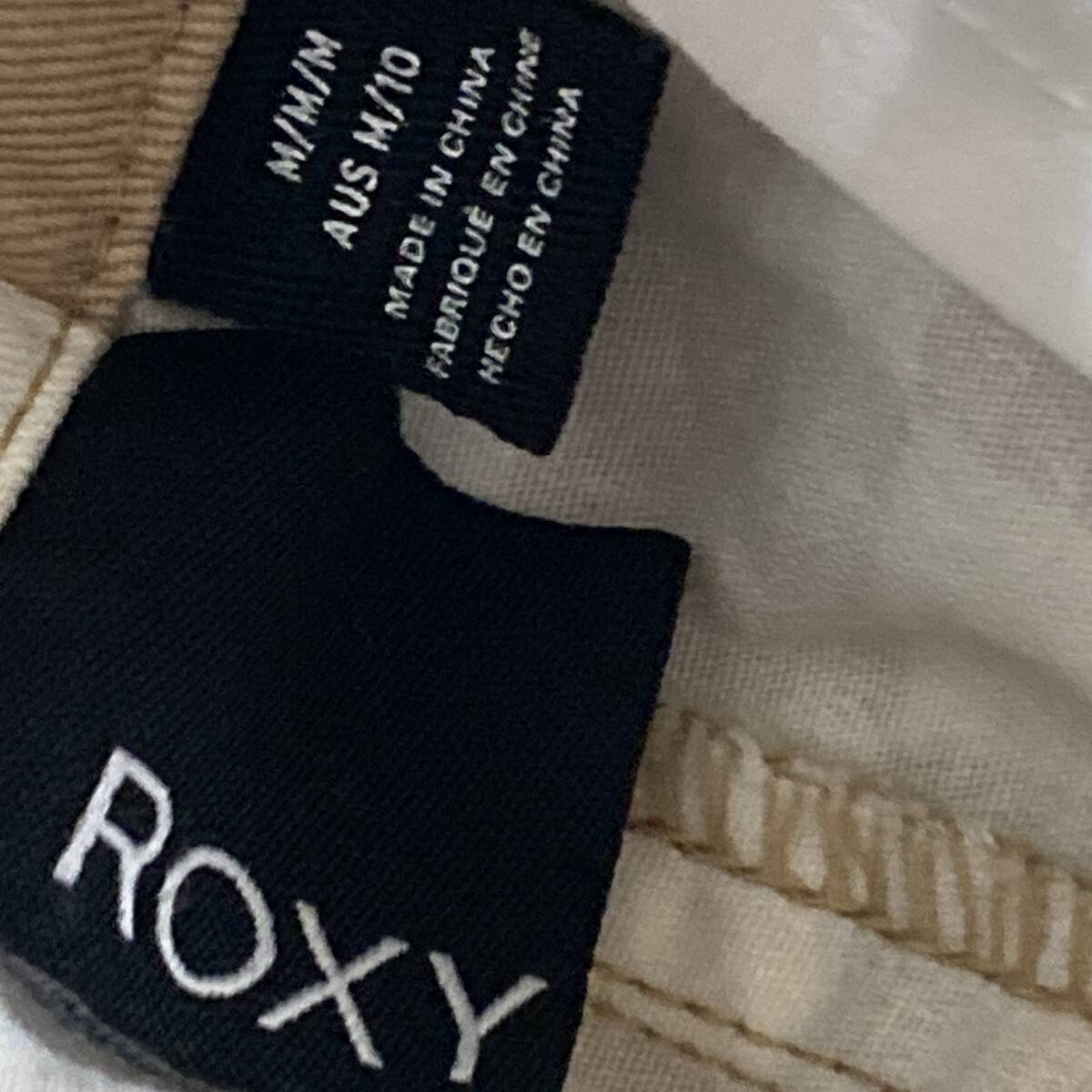 ROXYロキシー SLIDE PANTS カーゴパンツ 美品　M　カーキ　ブロックチェック_画像6