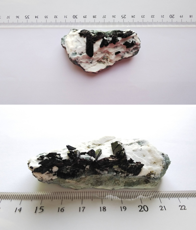 母岩付き クラスター ネプチュナイト 海王石 結晶 原石 標本 約327ct カリフォルニア州・ダラスジェム鉱山産 6_画像10