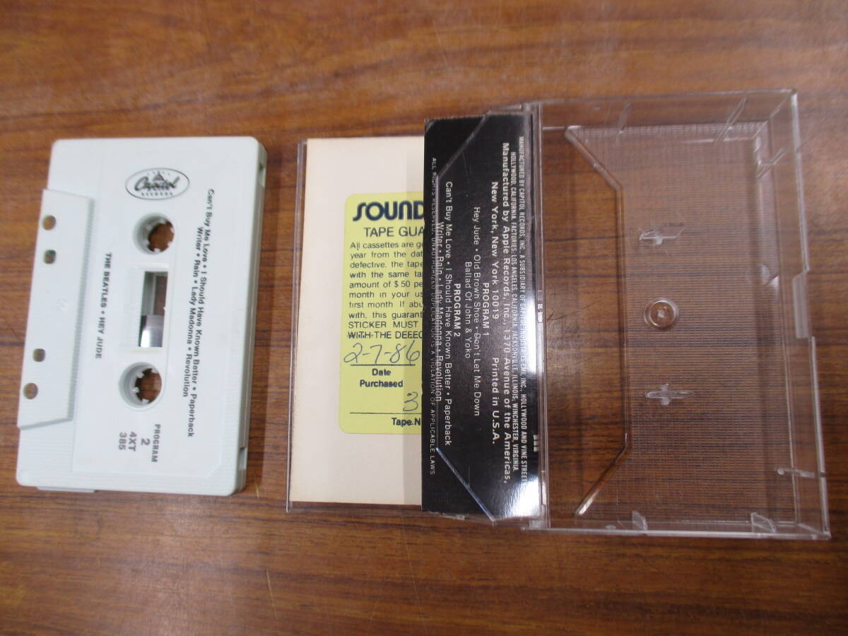 RS-5974[ cassette tape ]USA version / BEATLES HEY JUDE / Beatles partition *ju-do/ 4XT-385 / cassette tape