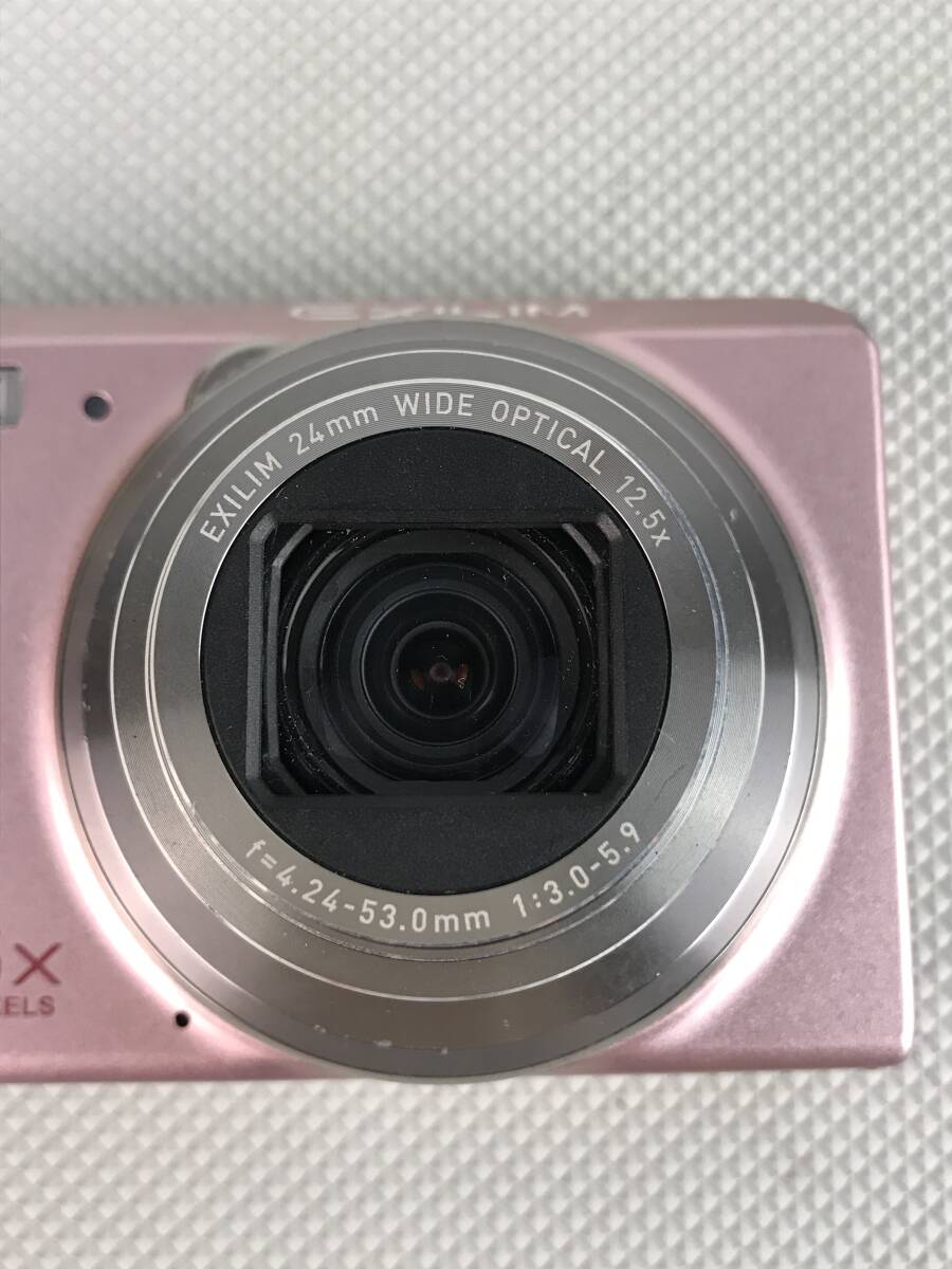 A9952○CASIO カシオ EXILIM エクシリム デジタルカメラ コンパクトカメラ デジカメ EX-ZS170 初期化済 バッテリー NP-80 訳あり 240301_画像2