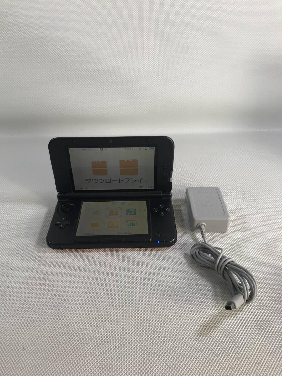 S4420○Nintendo 任天堂 ニンテンドー 3DS LL SPR-001 アダプター WAP-002 動作OK 訳あり 現状品 240313_画像1