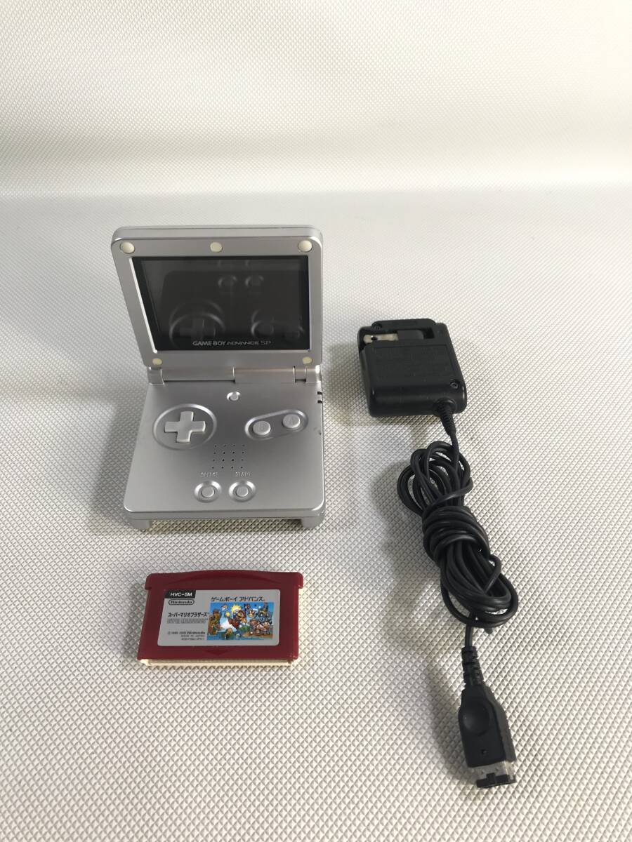 S4421○Nintendo 任天堂 ニンテンドー GAME BOY ADVANCE SP ゲームボーイアドバンスSP AGS-001 NTR-002 スーパーマリオ【保証あり】 240313