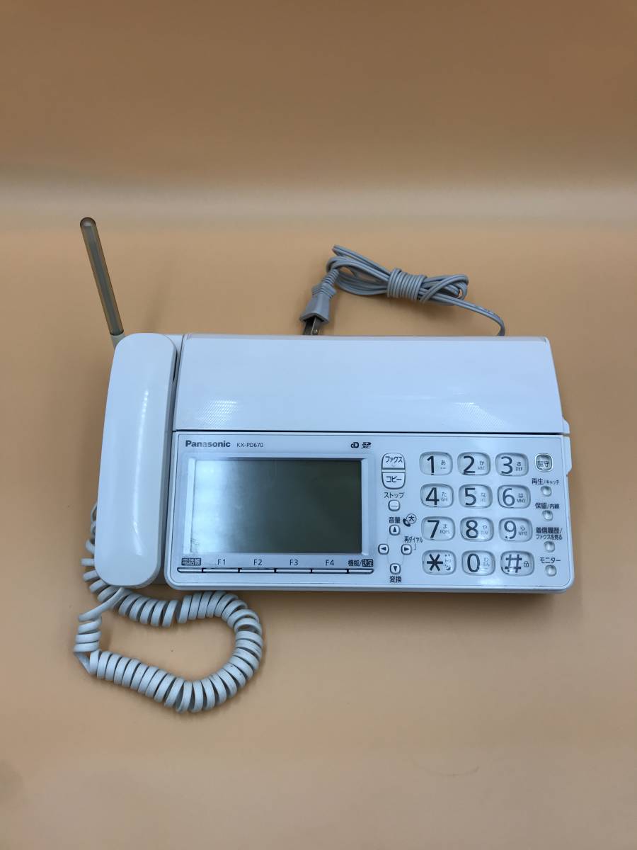A95520Panasonic Panasonic телефон факс FAX personal faks факс родители машина только KX-PD670DLE3 KX-PD600 KX-FAN57 включение в покупку не возможно 