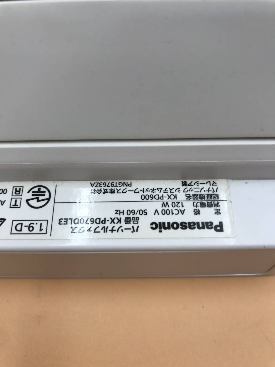 A95520Panasonic Panasonic телефон факс FAX personal faks факс родители машина только KX-PD670DLE3 KX-PD600 KX-FAN57 включение в покупку не возможно 