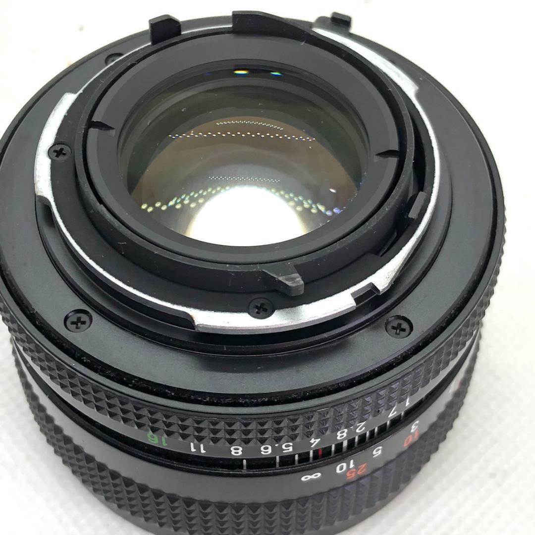 【C4463】CONTAX Carl Zeiss Planar T 50mm F1.7 箱付き MMJ Y/Cマウント標準単焦点レンズ + コンタックス P-Filter_画像2