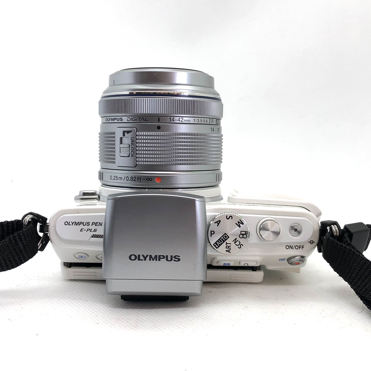 【C4480】箱付き OLYMPUS-PEN Lite E-PL6 + レンズキット + ミラーレス用 エレクトロニックフラッシュ FL-LM1 ミラーレス一眼カメラ_画像9