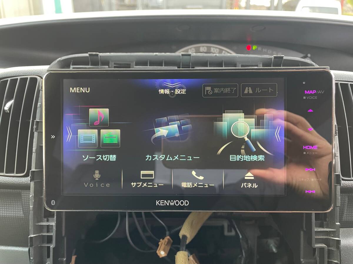 KENWOOD ケンウッド MDV-M809HDW 2021年地図 7インチワイド200mm フルセグ 地デジ Bluetooth DVD USB SD ワイヤレスミラーリング 113の画像2