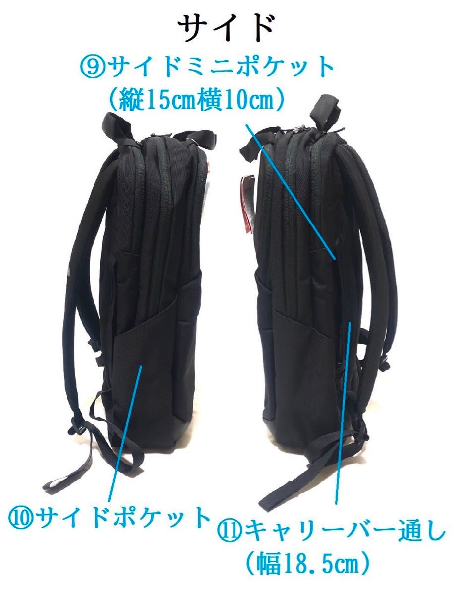 新品未使用 THE NORTH FACE ノースフェイス シティコミューターリュック ビジネスリュック ブラック 20L 海外限定