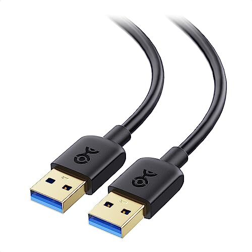 Cable Matters USB 3.0 ケーブル USB Type A オス オス ブラック 5Gbps 3m_画像1