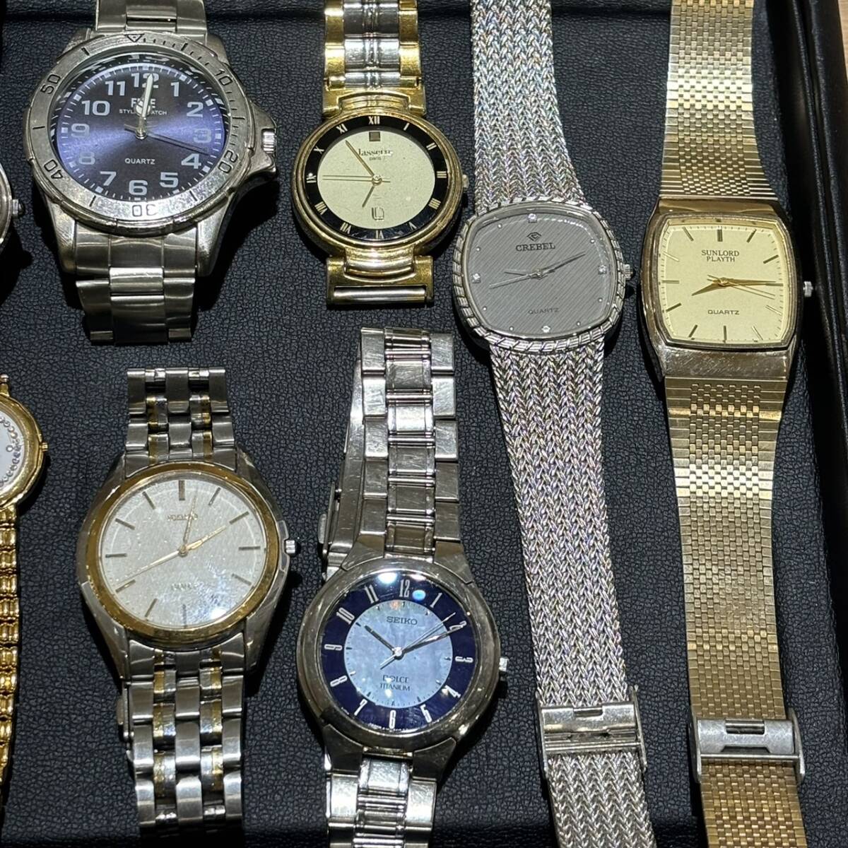 【APS 8408a】1円～ 時計 大量 まとめ SEIKO NINA RICCI セイコー　ニナ リッチ 等 メンズ　レディース 腕時計 現状品_画像9