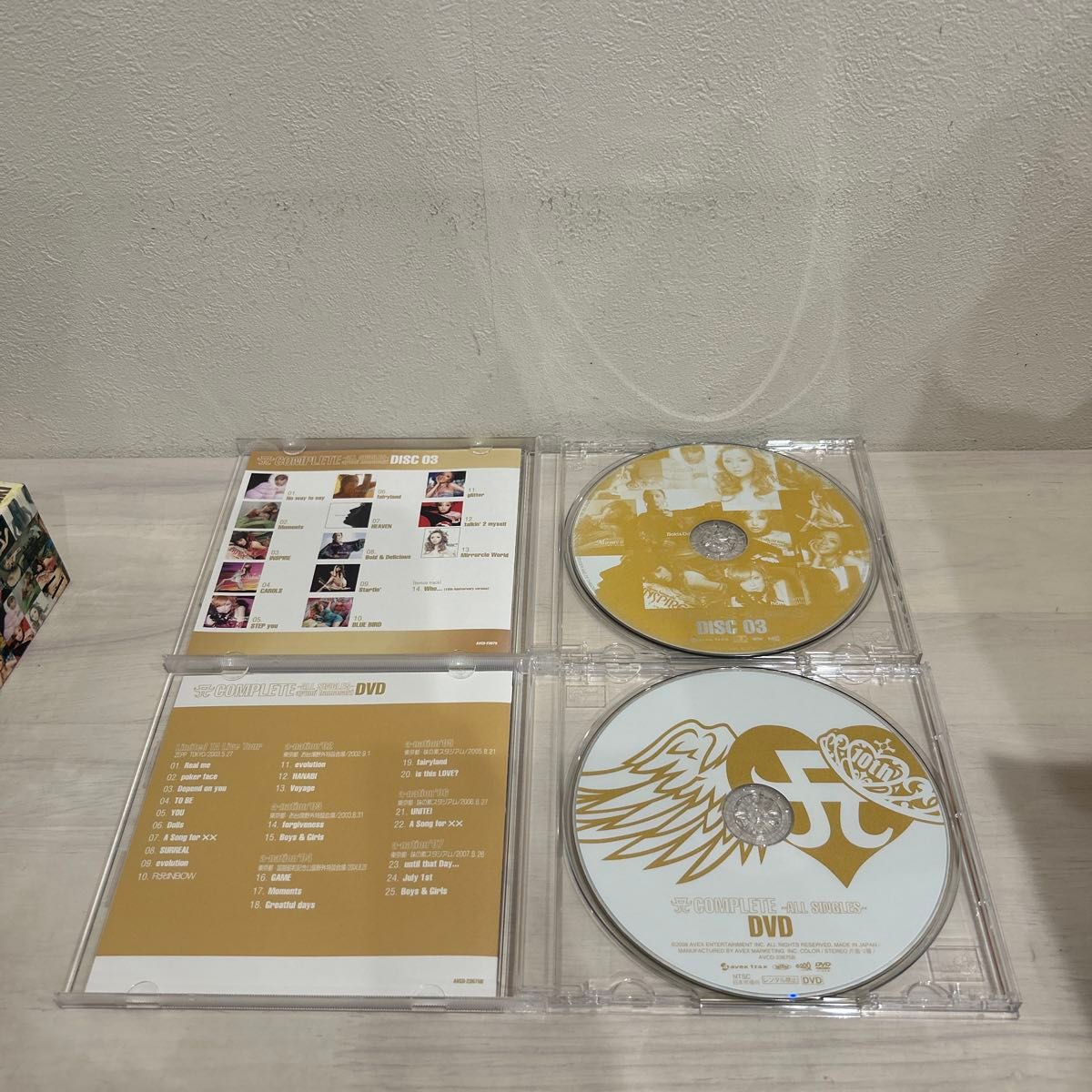 浜崎あゆみ/ACOMPLETE～ALL SINGLES～　ベストアルバム　CD3枚組+DVD